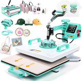 Heat Press 15x15 inch Slide Out Tshirt Press Machine with 30OZ Tumbler Attachment Sublimation Machine Digital Printing Transfer Akeydiy
